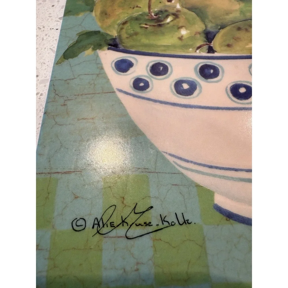 Home Essentials Melamine Floral & Fruit Platter Serving‎ Chopping Tray Set Of 6